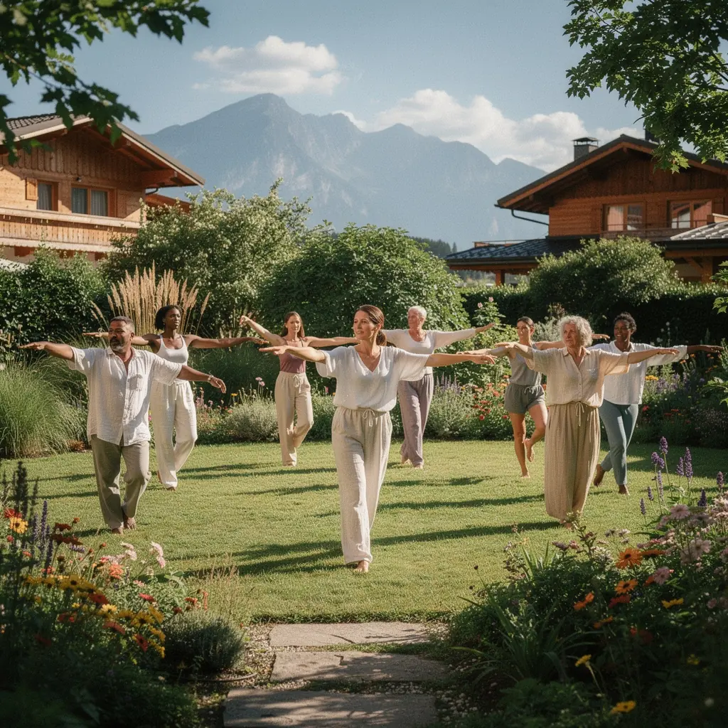 Eine Person liest ein Buch über persönliche Entwicklung in einem gemütlichen Sessel.