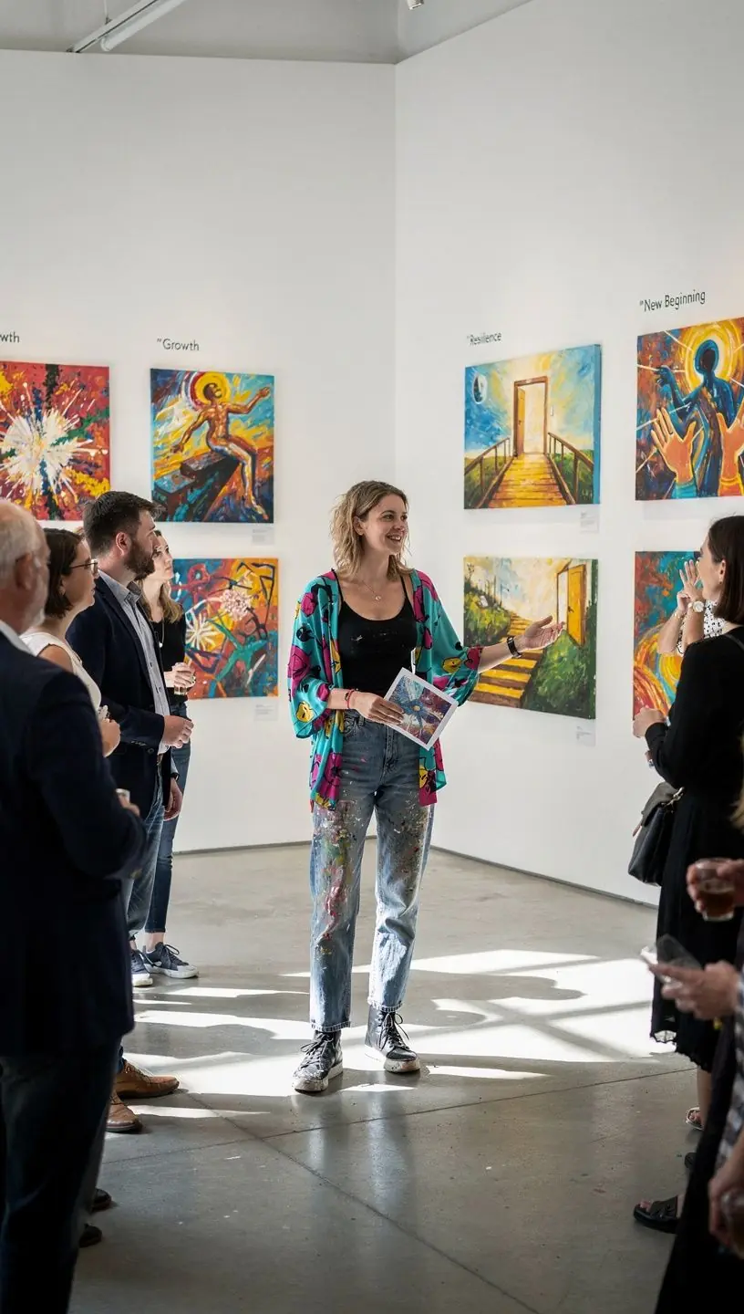 Eine Person, die in einem Buch Гјber persГ¶nliche Entwicklung liest, wГ¤hrend sie in einem gemГјtlichen Sessel sitzt.