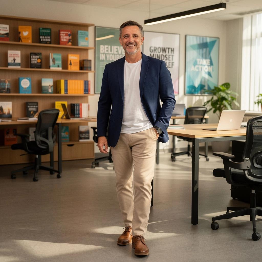 Eine Gruppe von Menschen bei einem Workshop zur persönlichen Entfaltung.